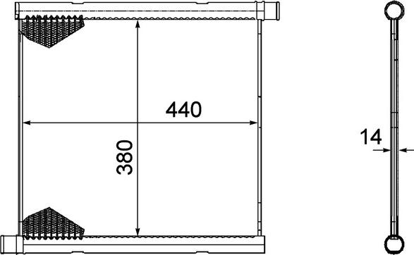 MAHLE CR 1124 000P - Радіатор, охолодження двигуна autocars.com.ua