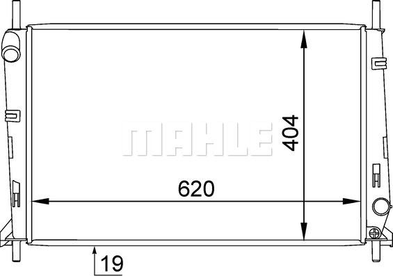 MAHLE CR 1138 000S - Радіатор, охолодження двигуна autocars.com.ua