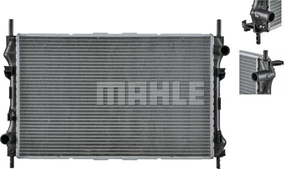 MAHLE CR 1140 000S - Радіатор, охолодження двигуна autocars.com.ua