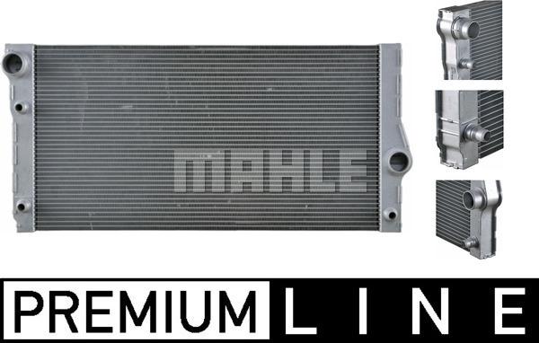 MAHLE CR 1148 000P - Радіатор, охолодження двигуна autocars.com.ua