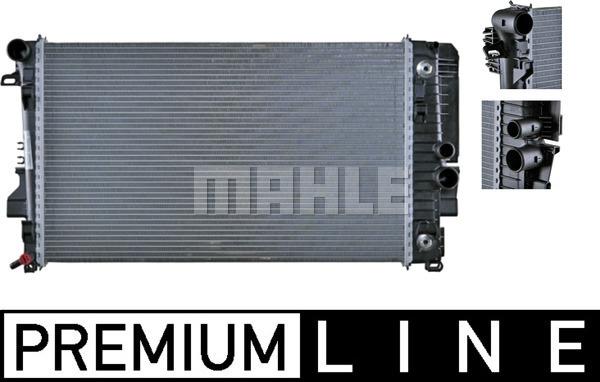 MAHLE CR 1173 000P - Радіатор, охолодження двигуна autocars.com.ua