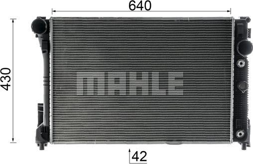 MAHLE CR 1177 000S - Радиатор, охлаждение двигателя avtokuzovplus.com.ua