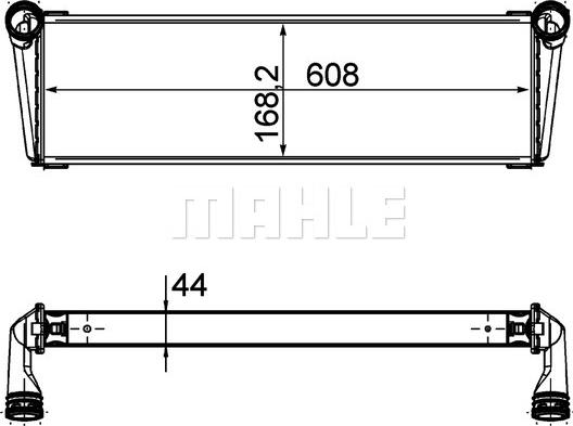 MAHLE CR 1195 000P - Радіатор, охолодження двигуна autocars.com.ua