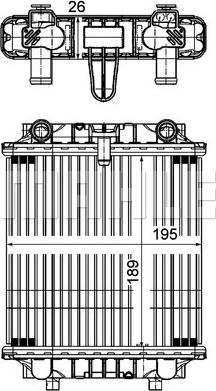 MAHLE CR 1202 000P - Радіатор, охолодження двигуна autocars.com.ua