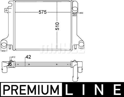 MAHLE CR 1217 000P - Радіатор, охолодження двигуна autocars.com.ua