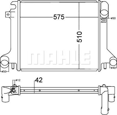 MAHLE CR 1217 000P - Радіатор, охолодження двигуна autocars.com.ua