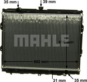 MAHLE CR 1319 000P - Радиатор, охлаждение двигателя avtokuzovplus.com.ua