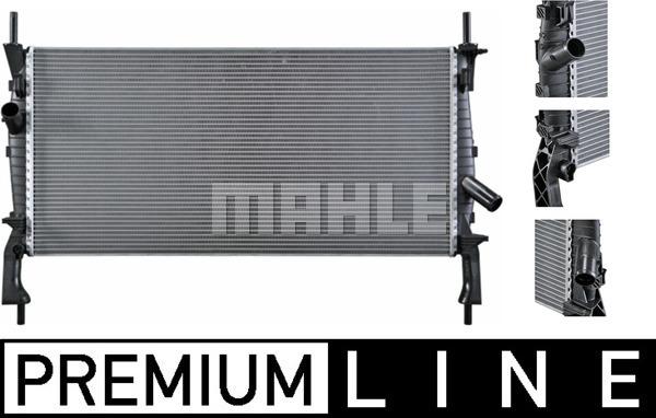 MAHLE CR 1362 000P - Радіатор, охолодження двигуна autocars.com.ua