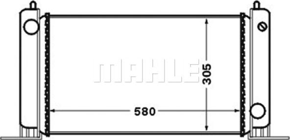 MAHLE CR 1449 000S - Радіатор, охолодження двигуна autocars.com.ua