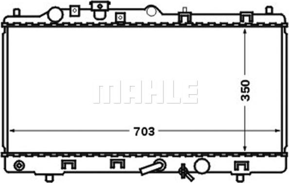 MAHLE CR 1474 000S - Радіатор, охолодження двигуна autocars.com.ua