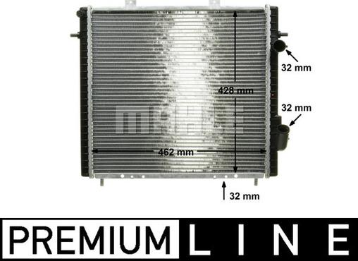 MAHLE CR 148 000P - Радіатор, охолодження двигуна autocars.com.ua