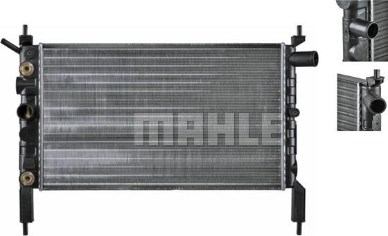 MAHLE CR 1492 000S - Радіатор, охолодження двигуна autocars.com.ua