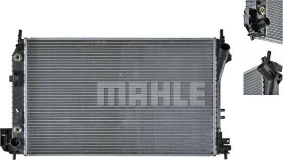 MAHLE CR 1497 000S - Радіатор, охолодження двигуна autocars.com.ua