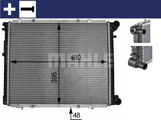 MAHLE CR 152 000S - Радиатор, охлаждение двигателя autodnr.net