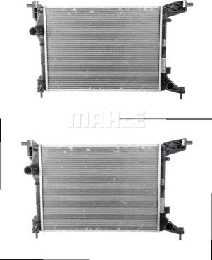 MAHLE CR 1660 000P - Радіатор, охолодження двигуна autocars.com.ua