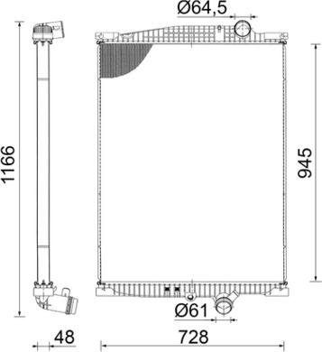 MAHLE CR 2096 000S - Радіатор, охолодження двигуна autocars.com.ua