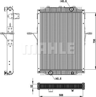 MAHLE CR 2098 000P - Радіатор, охолодження двигуна autocars.com.ua