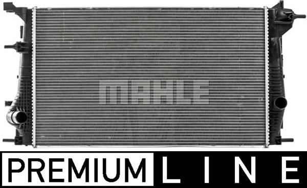 MAHLE CR 21 000P - Радіатор, охолодження двигуна autocars.com.ua