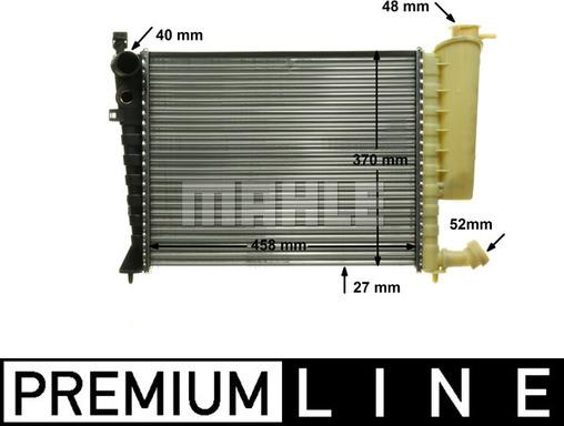 MAHLE CR 2205 000P - Радіатор, охолодження двигуна autocars.com.ua