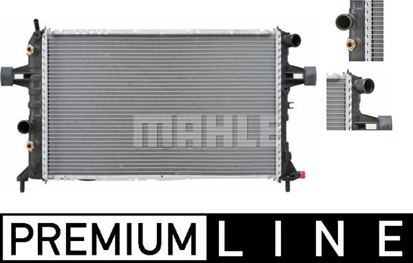 MAHLE CR 229 000P - Радіатор, охолодження двигуна autocars.com.ua