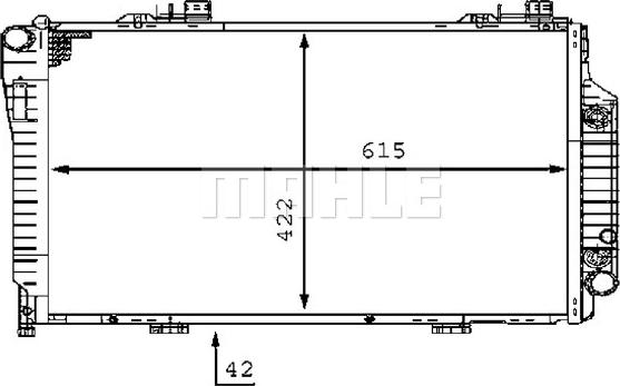 MAHLE CR 231 000S - Радіатор, охолодження двигуна autocars.com.ua