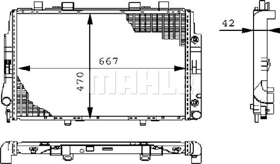 MAHLE CR 247 000S - Радіатор, охолодження двигуна autocars.com.ua