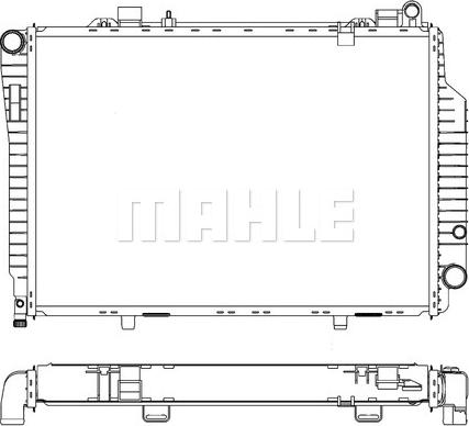 MAHLE CR 249 000P - Радіатор, охолодження двигуна autocars.com.ua