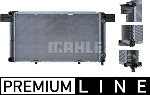 MAHLE CR 260 000P - Радіатор, охолодження двигуна autocars.com.ua