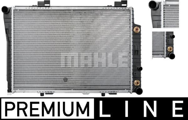 MAHLE CR 270 000P - Радиатор, охлаждение двигателя avtokuzovplus.com.ua