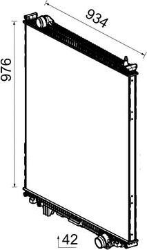 MAHLE CR 2729 000P - Радіатор, охолодження двигуна autocars.com.ua