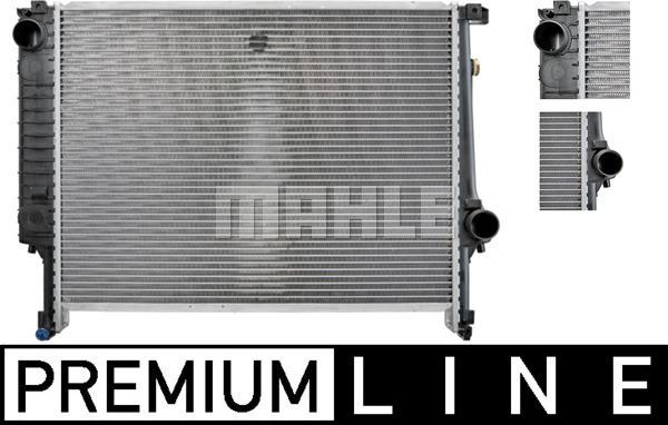 MAHLE CR 279 000P - Радіатор, охолодження двигуна autocars.com.ua