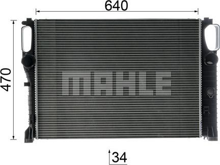 MAHLE CR 37 000P - Радіатор, охолодження двигуна autocars.com.ua