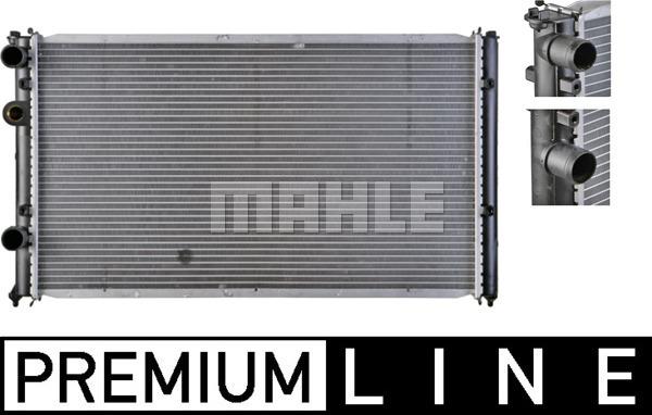 MAHLE CR 394 000P - Радіатор, охолодження двигуна autocars.com.ua