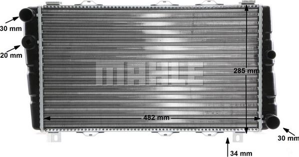 MAHLE CR 453 000S - Радиатор, охлаждение двигателя autodnr.net