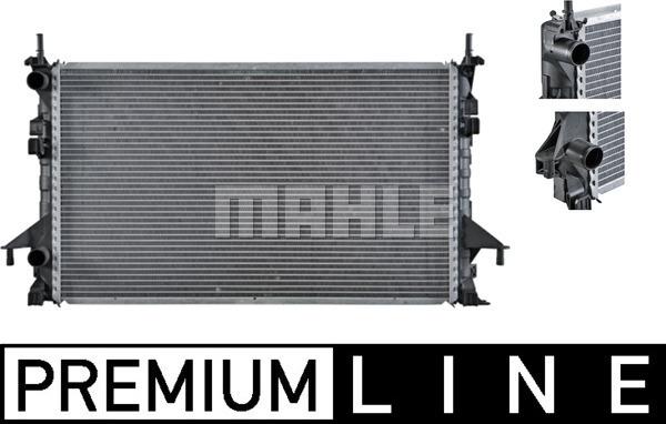 MAHLE CR 460 000P - Радіатор, охолодження двигуна autocars.com.ua