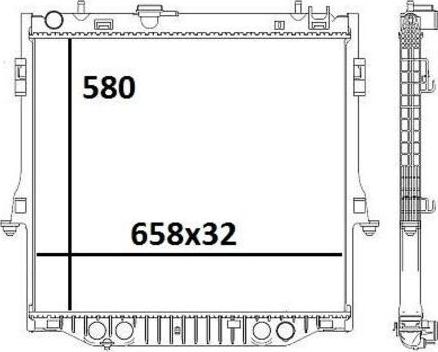 MAHLE CR 46 000S - Радіатор, охолодження двигуна autocars.com.ua
