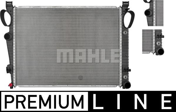 MAHLE CR 464 000P - Радиатор, охлаждение двигателя avtokuzovplus.com.ua