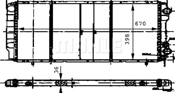 MAHLE CR 474 000P - Радіатор, охолодження двигуна autocars.com.ua