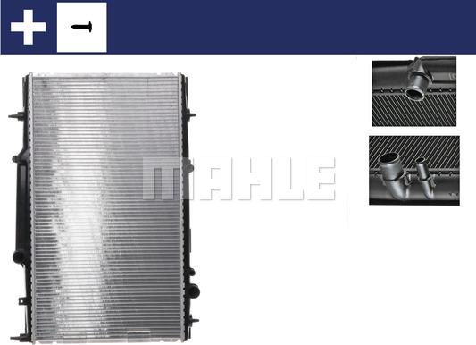 MAHLE CR 503 000S - Радіатор, охолодження двигуна autocars.com.ua