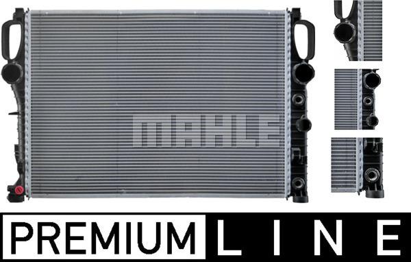 MAHLE CR 513 000P - Радіатор, охолодження двигуна autocars.com.ua