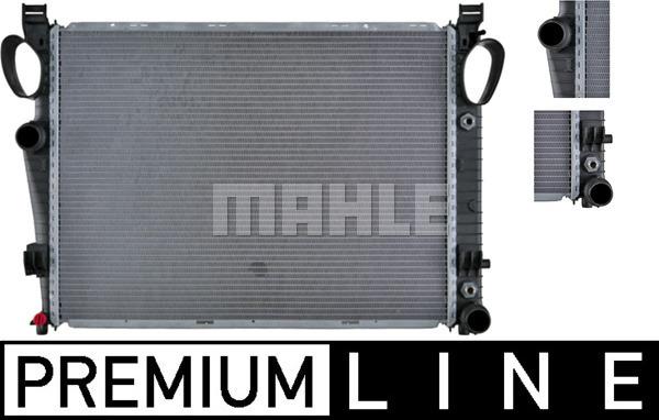 MAHLE CR 564 000P - Радіатор, охолодження двигуна autocars.com.ua