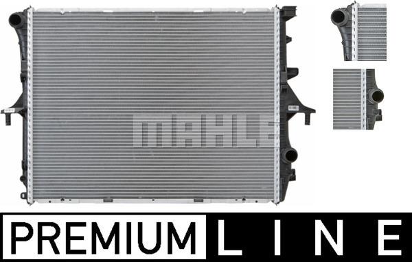 MAHLE CR 571 000P - Радіатор, охолодження двигуна autocars.com.ua