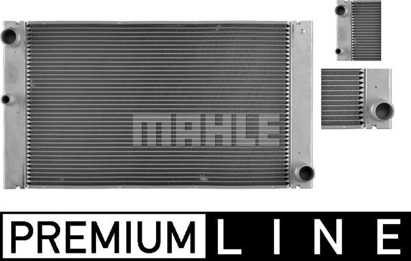 MAHLE CR 572 000P - Радиатор, охлаждение двигателя avtokuzovplus.com.ua