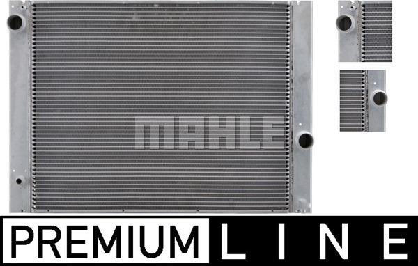 MAHLE CR 580 000P - Радіатор, охолодження двигуна autocars.com.ua