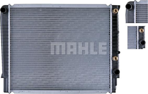 MAHLE CR 658 000S - Радіатор, охолодження двигуна autocars.com.ua