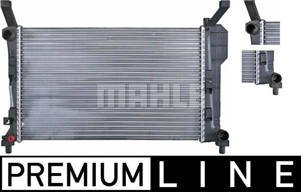 MAHLE CR 660 000P - Радіатор, охолодження двигуна autocars.com.ua