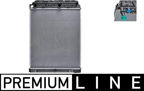 MAHLE CR 673 000P - Радіатор, охолодження двигуна autocars.com.ua