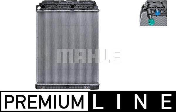 MAHLE CR 673 000P - Радіатор, охолодження двигуна autocars.com.ua