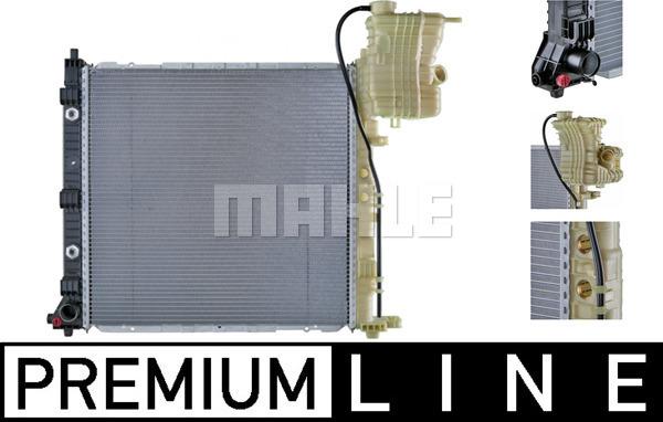 MAHLE CR 681 000P - Радіатор, охолодження двигуна autocars.com.ua