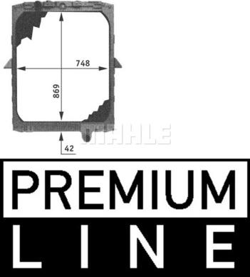 MAHLE CR 687 000P - Радіатор, охолодження двигуна autocars.com.ua